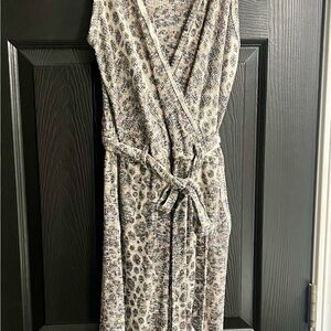 Bobeau Animal Print Knit romper